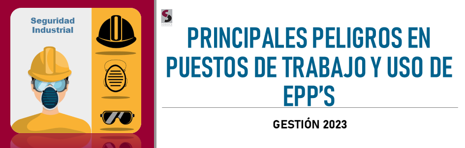 PRINCIPALES PELIGROS EN PUESTOS DE TRABAJO Y USO DE EPP   G-2023